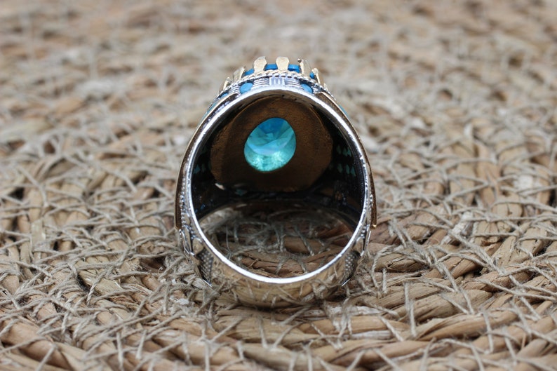 Aquamarine Silver ring-Ocean Kingdom