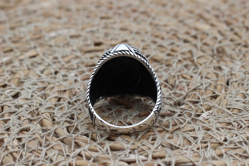 Onyx Silver ring-Skyhunter