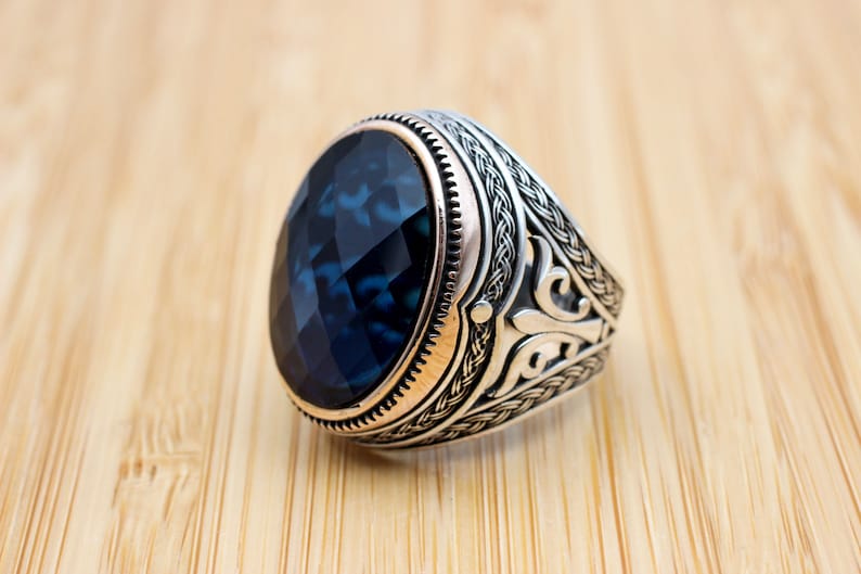 Sapphire Ring Silver-Majestic