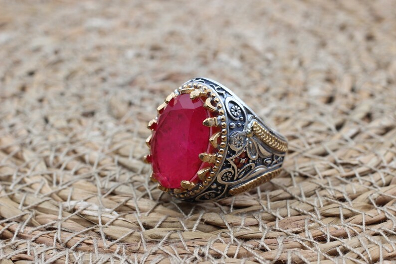 Tourmaline Ring Silver-Wild Flower