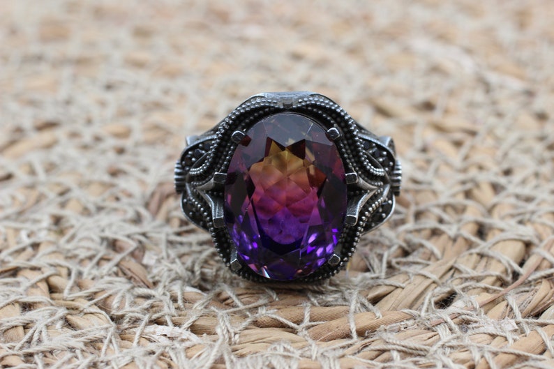 Tourmaline Silver Ring-Magic Hues