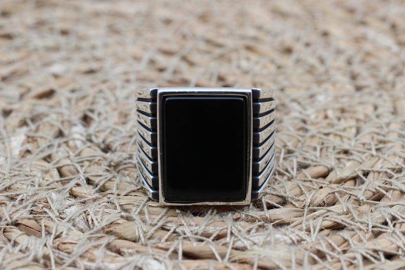 Onyx Silver ring-Standard