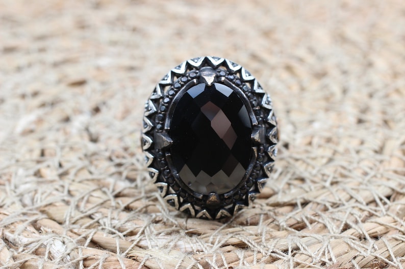 Onyx Silver ring-Sultans Warrior