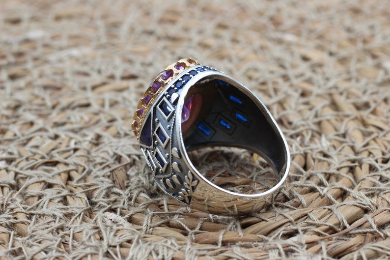 Amethyst Silver ring-Royal Velvet