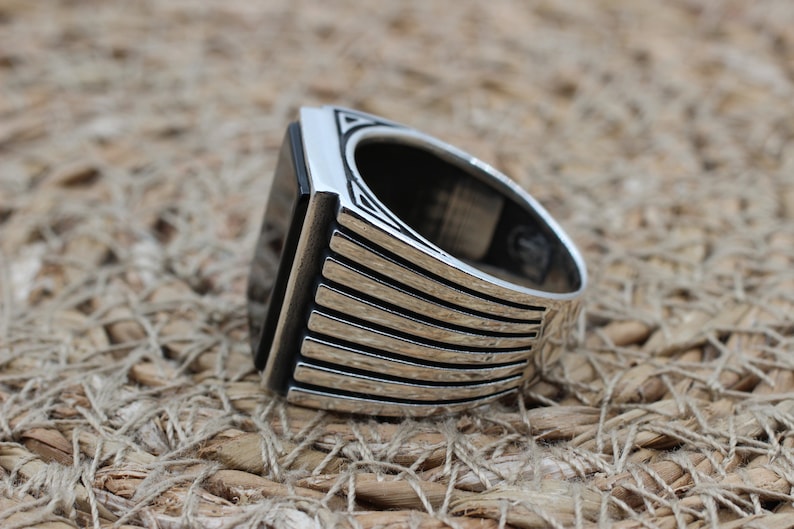 Onyx Silver ring-Standard