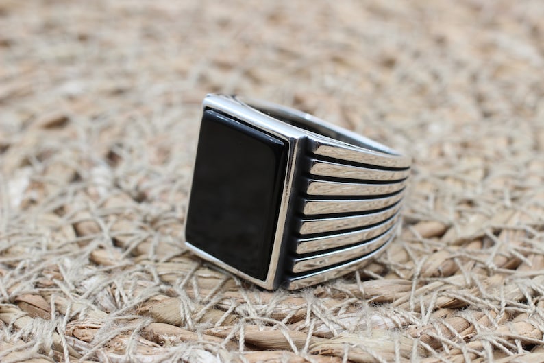 Onyx Silver ring-Standard