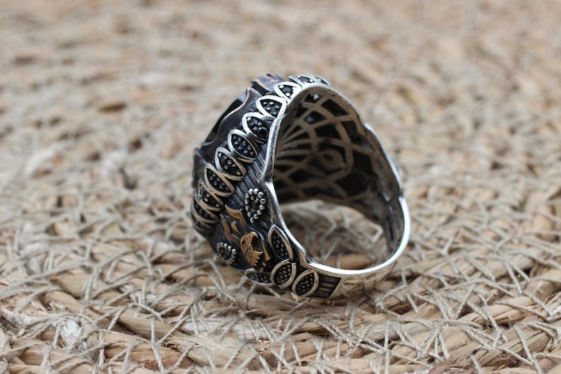 Onyx Silver ring-Sultans Warrior