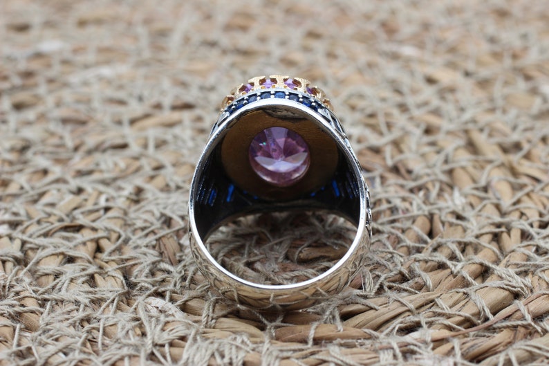 Amethyst Silver ring-Royal Velvet