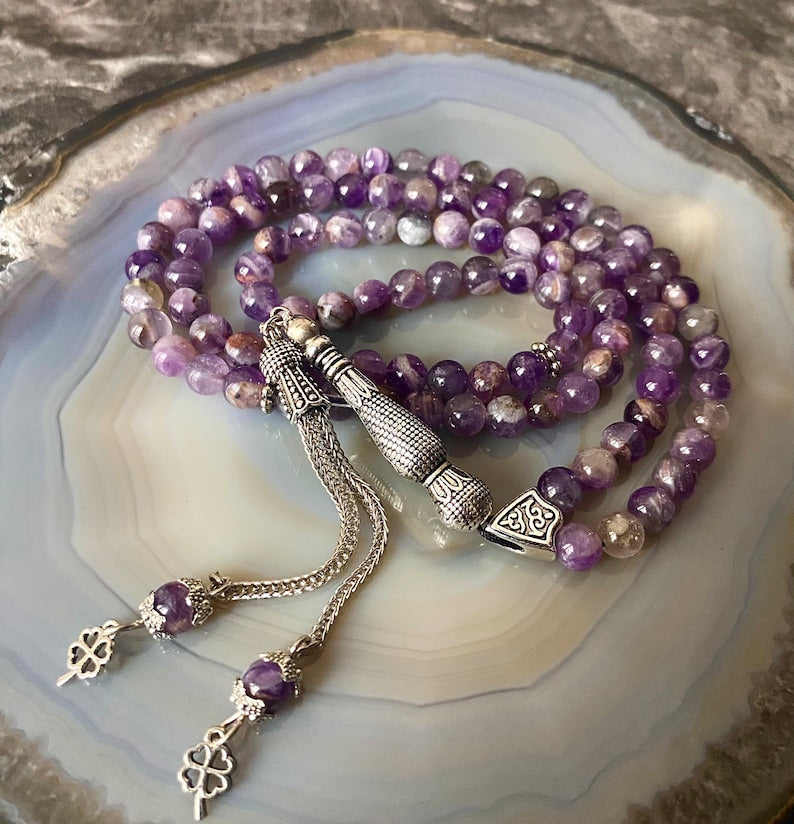 99Beads Amethyst stone Prayer Beads