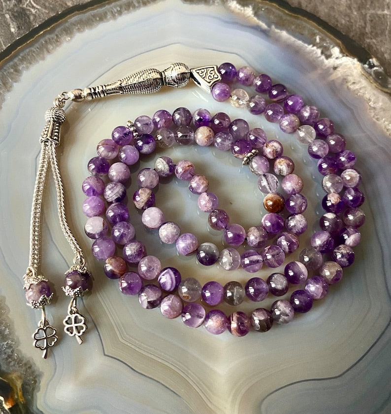 99Beads Amethyst stone Prayer Beads