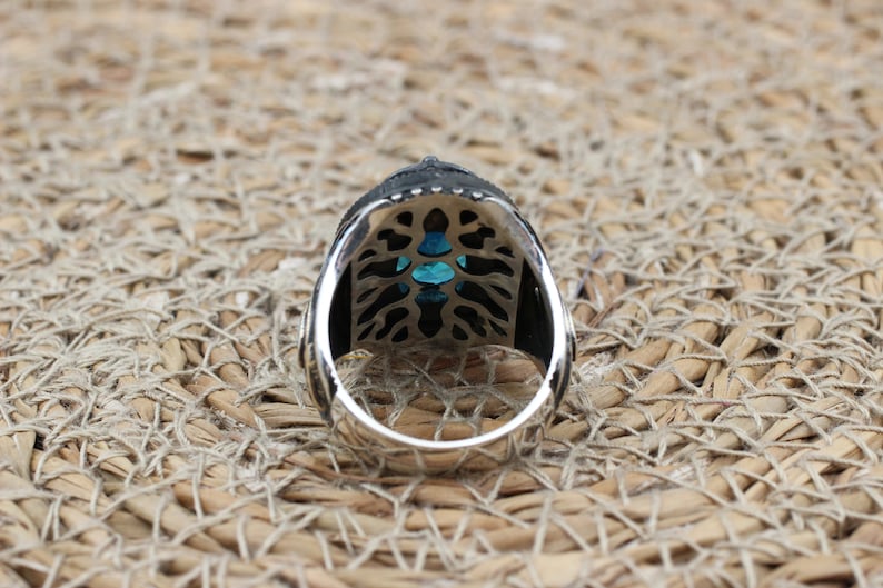 Aquamarine Silver ring-Mermaid