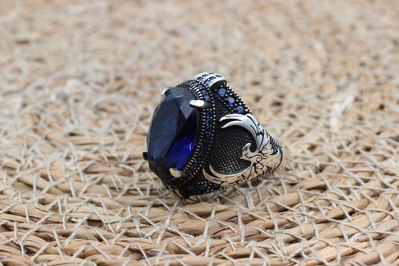 Sapphire Ring Silver-Predator