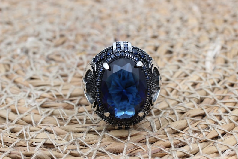 Sapphire Ring Silver-Predator