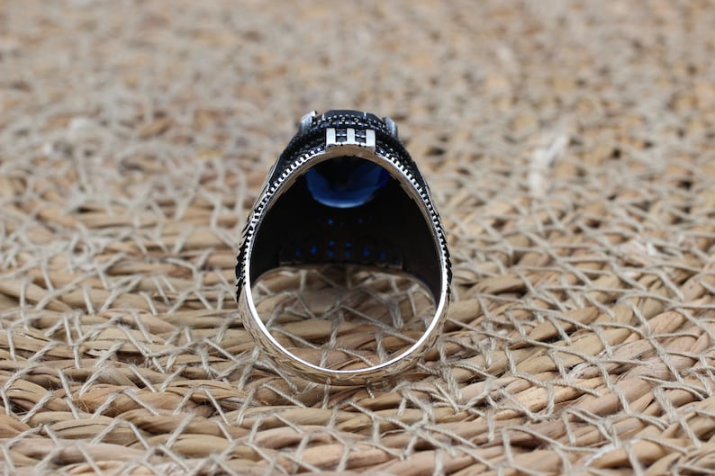 Sapphire Ring Silver-Predator