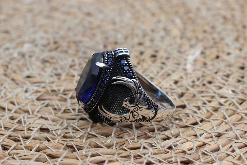 Sapphire Ring Silver-Predator