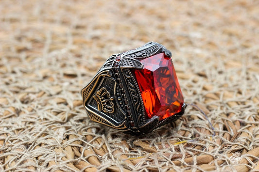 Ruby Silver Ring-Ruby Royale