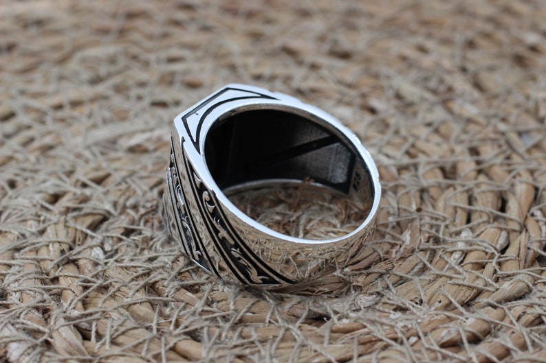 Onyx Silver ring-Standard