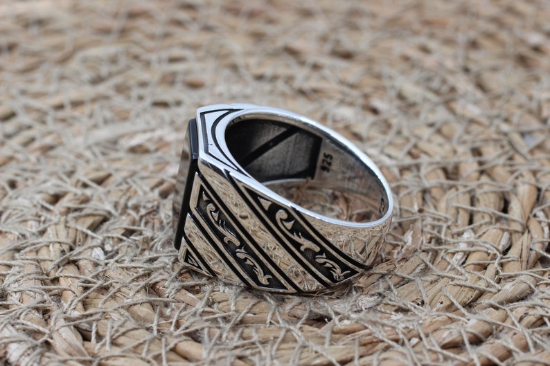 Onyx Silver ring-Standard