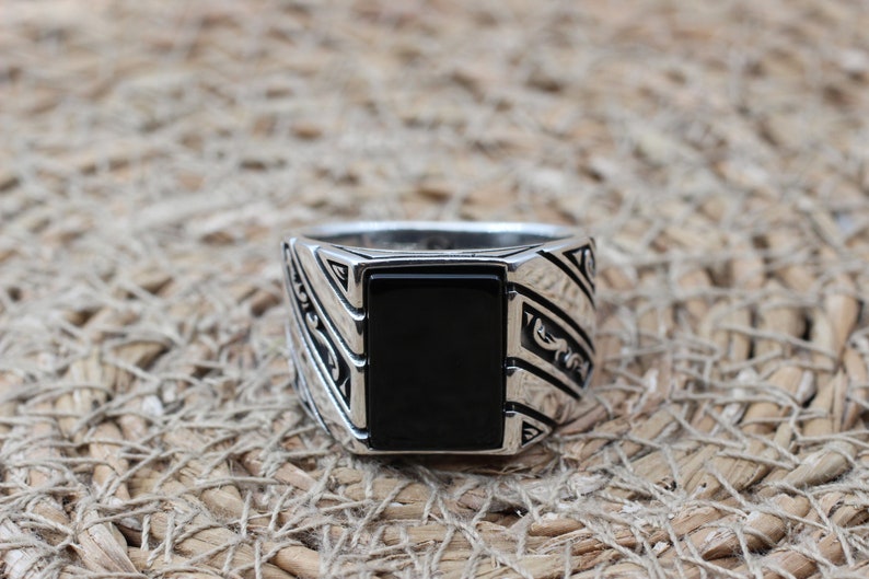 Onyx Silver ring-Standard