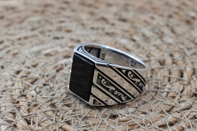 Onyx Silver ring-Standard