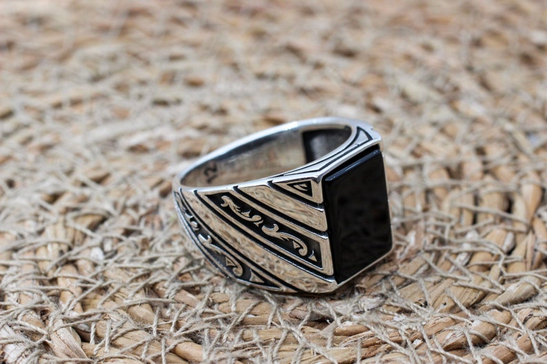 Onyx Silver ring-Standard