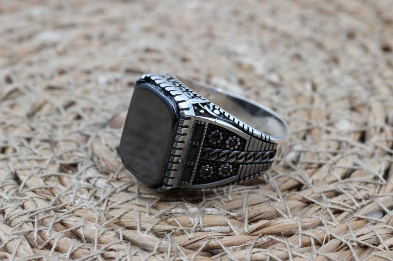 Onyx Silver ring-IstanbulTreasures