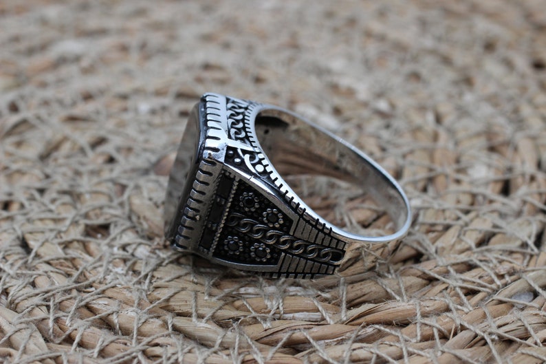 Onyx Silver ring-IstanbulTreasures