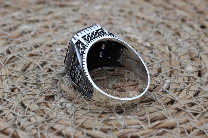 Onyx Silver ring-IstanbulTreasures