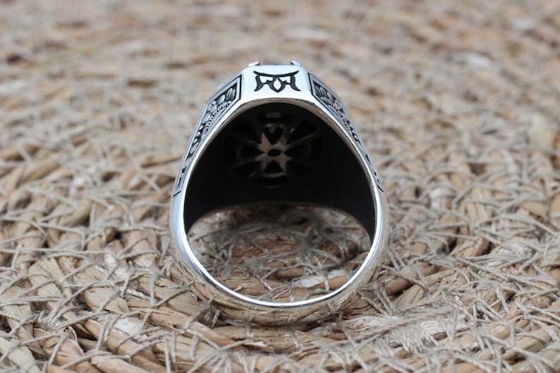 Onyx Silver ring-Solid Spirit