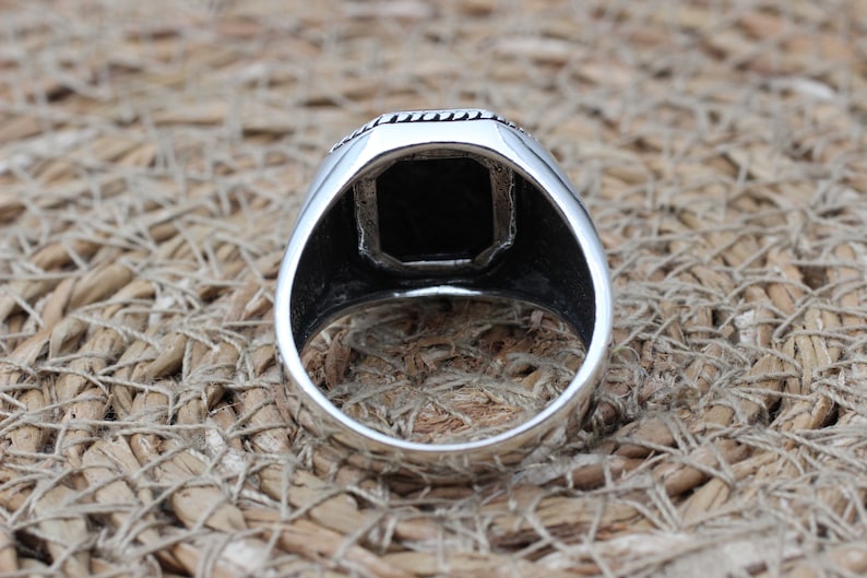 Onyx Silver ring-Ottoman