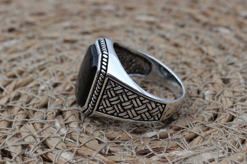 Onyx Silver ring-Ottoman