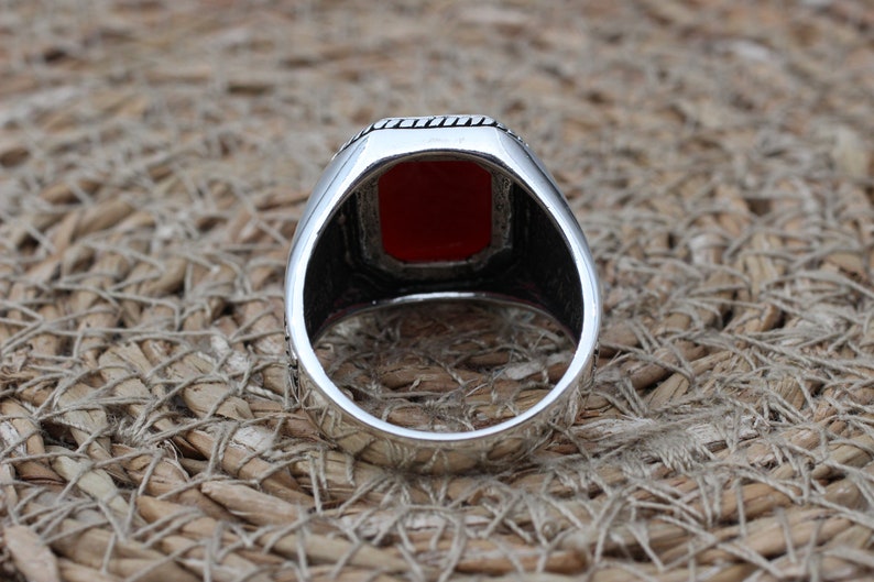 Aqeeq Silver ring for Men Energize