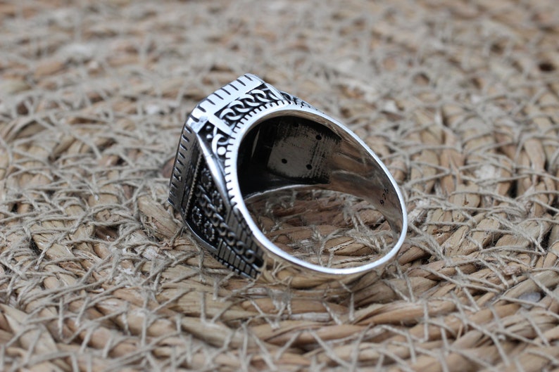 Onyx Silver ring-IstanbulTreasures