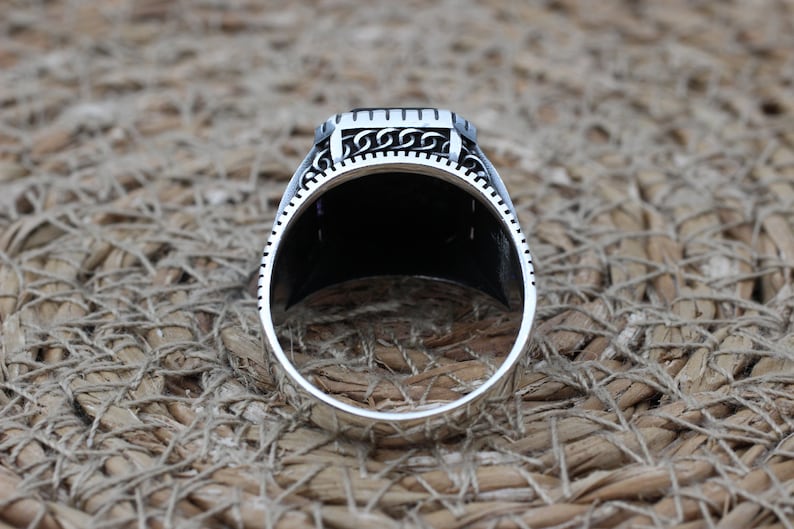 Onyx Silver ring-IstanbulTreasures