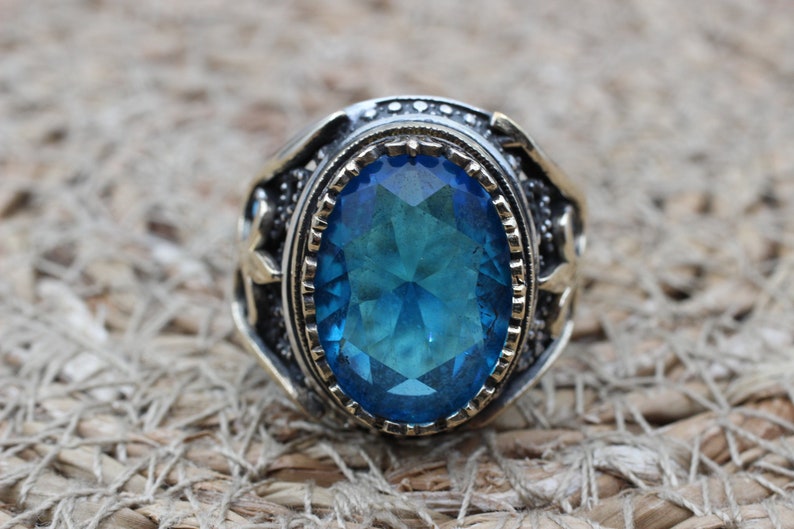 Aquamarine Silver ring-Seven Seas