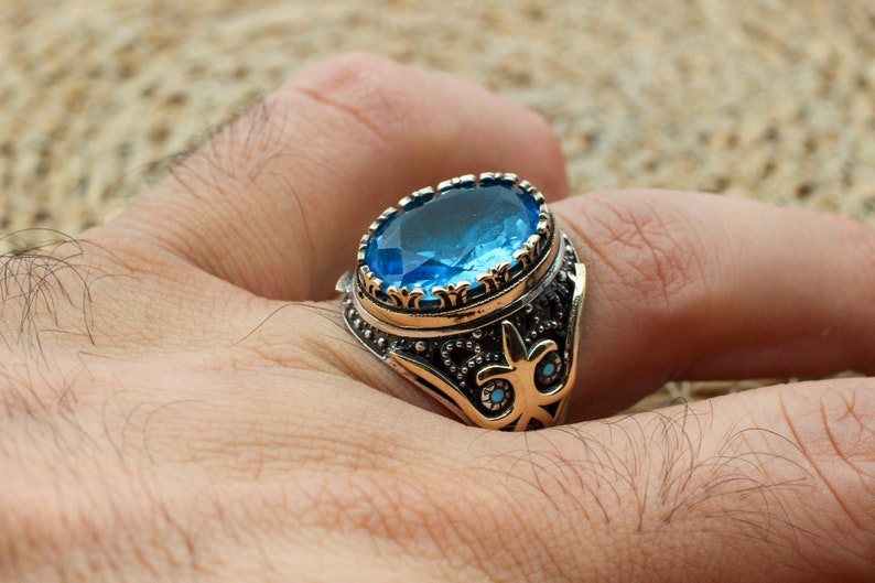 Aquamarine Silver ring-Seven Seas