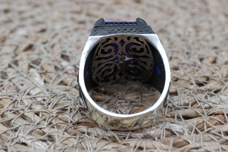 Amethyst Silver ring-Majesty