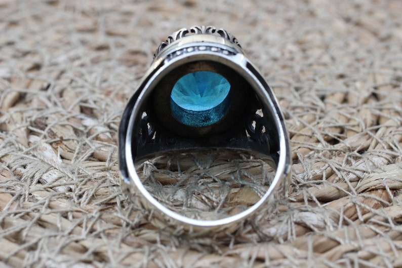 Aquamarine Silver ring-Seven Seas