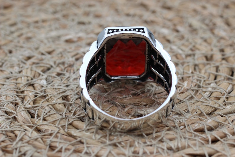 Ruby Silver Ring-Standard