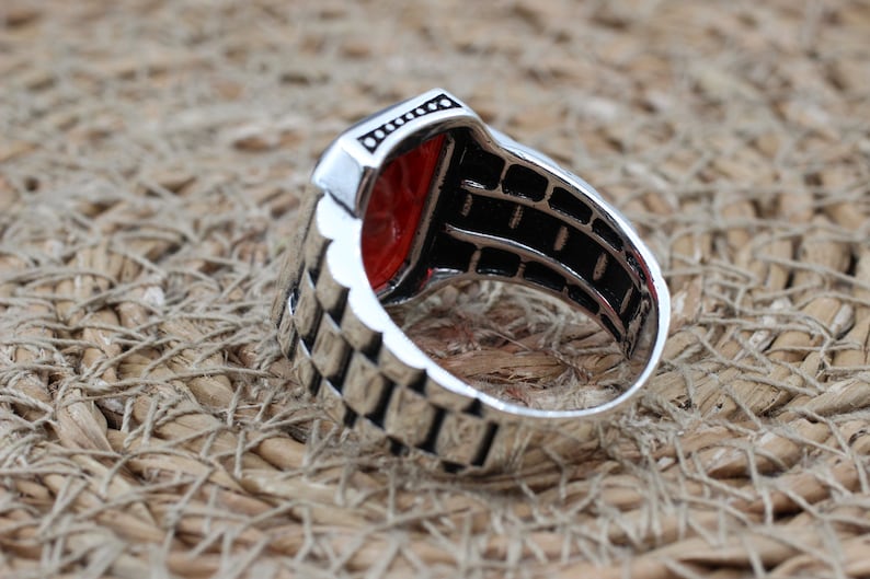 Ruby Silver Ring-Standard