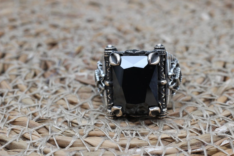 Onyx Silver ring-Turkish Delight