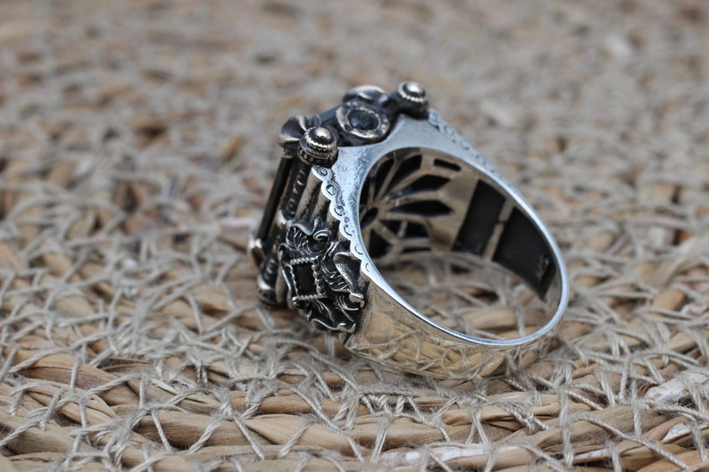 Onyx Silver ring-Turkish Delight