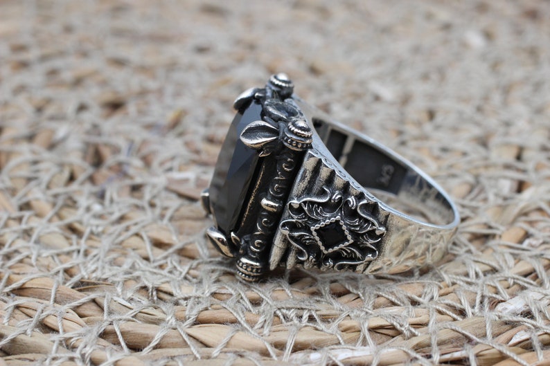 Onyx Silver ring-Turkish Delight