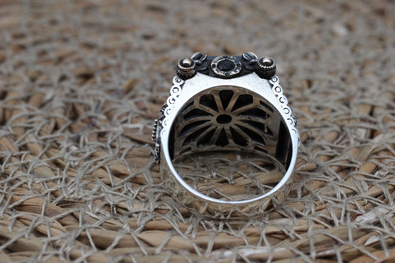 Onyx Silver ring-Turkish Delight