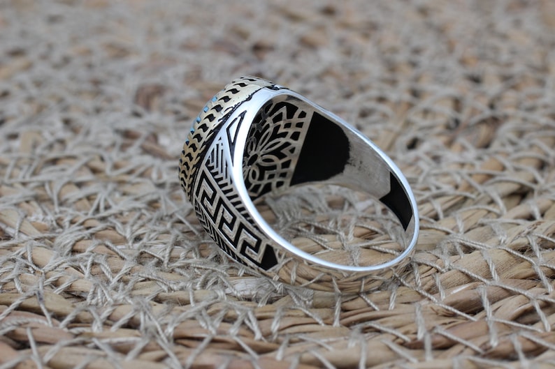 Turquoise Silver ring Yemani