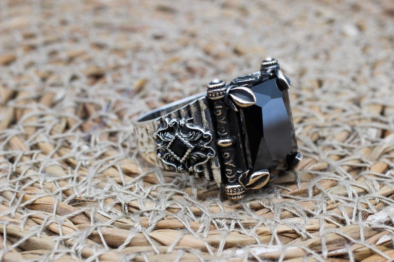 Onyx Silver ring-Turkish Delight